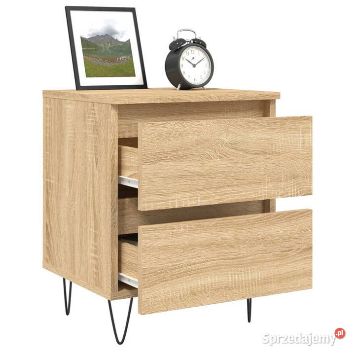 Szafka nocna dąb sonoma 40x35x50 materiał