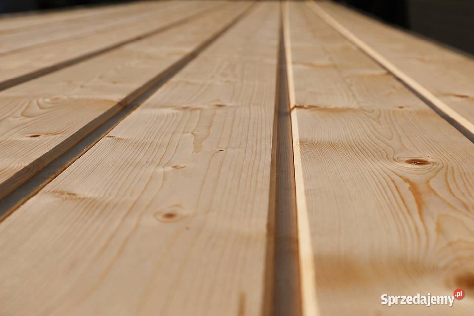 Szalówka deska elewacyjna świerkowa 14 x 121 mm Łabuńki Pierwsze
