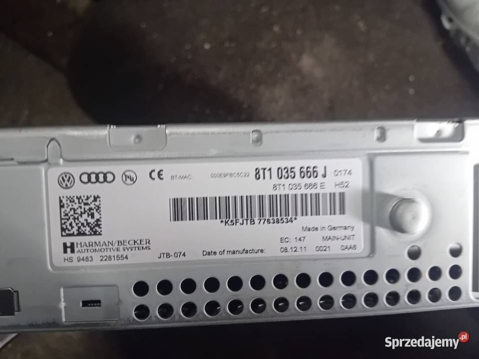 Audi Radio Nawigacja czytnik osobowe dolnośląskie Legnica