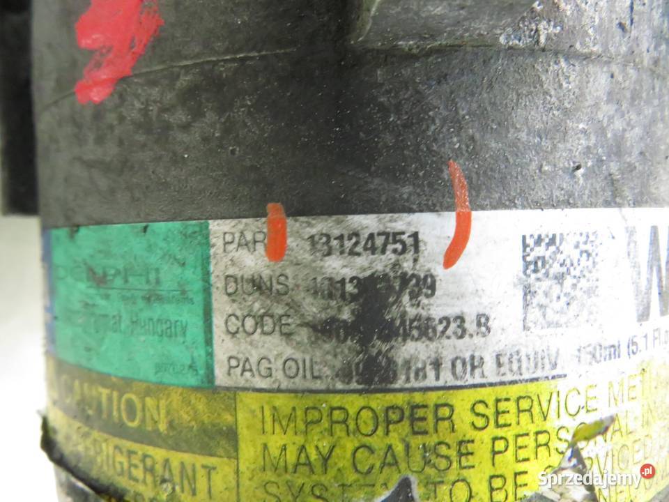 KOMPRESOR KLIMATYZACJI OPEL ASTRA H 17 CDTI