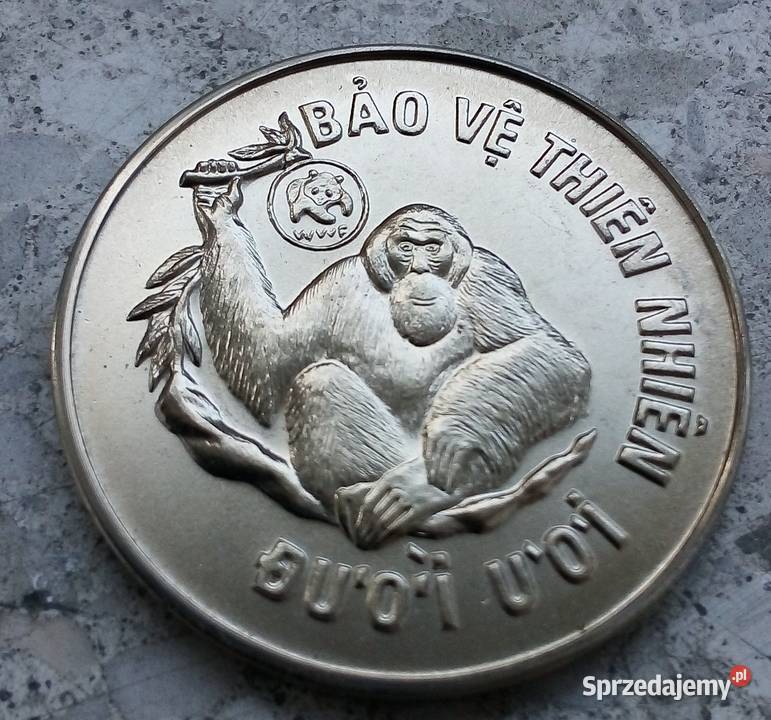 WIETNAM 10 DONG 1987 rWWF FAO GORYL sprzedam