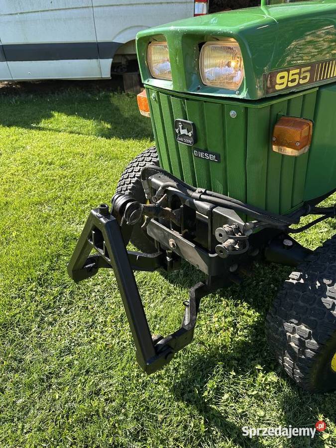 John deere 955 z ogrzewaną kabiną 34 mini Kościan