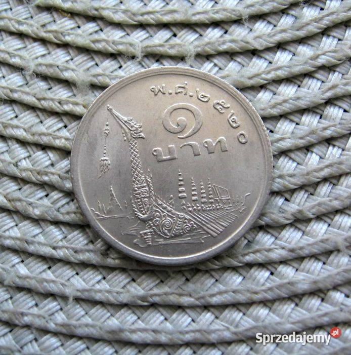 Tajlandia 1 Baht 1977r Numizmatyka Kalisz