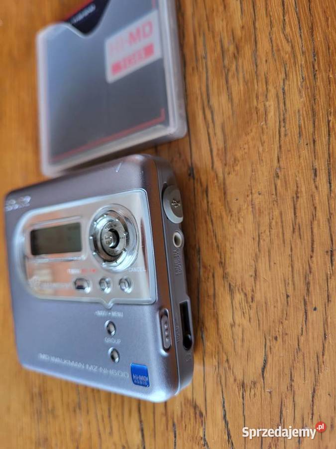 Przenośny Minidisc Sony MZNH 600 Mini disc Super wielkopolskie Mikstat