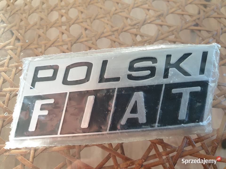 LogoEmblemat samochodowy Polski Fiat
