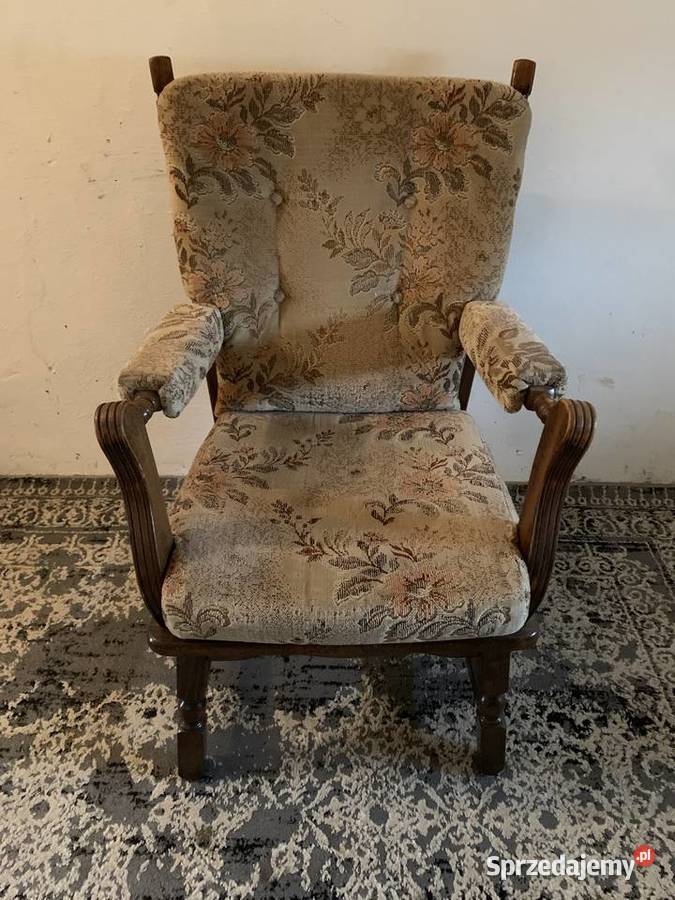 Dębowy holenderski fotel, krzesło - 250zł