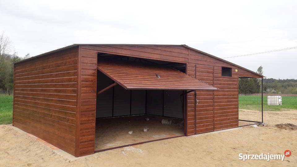 A68 Garaż Blaszany BIAŁY Garaże Blaszane Blaszak Łęczyca
