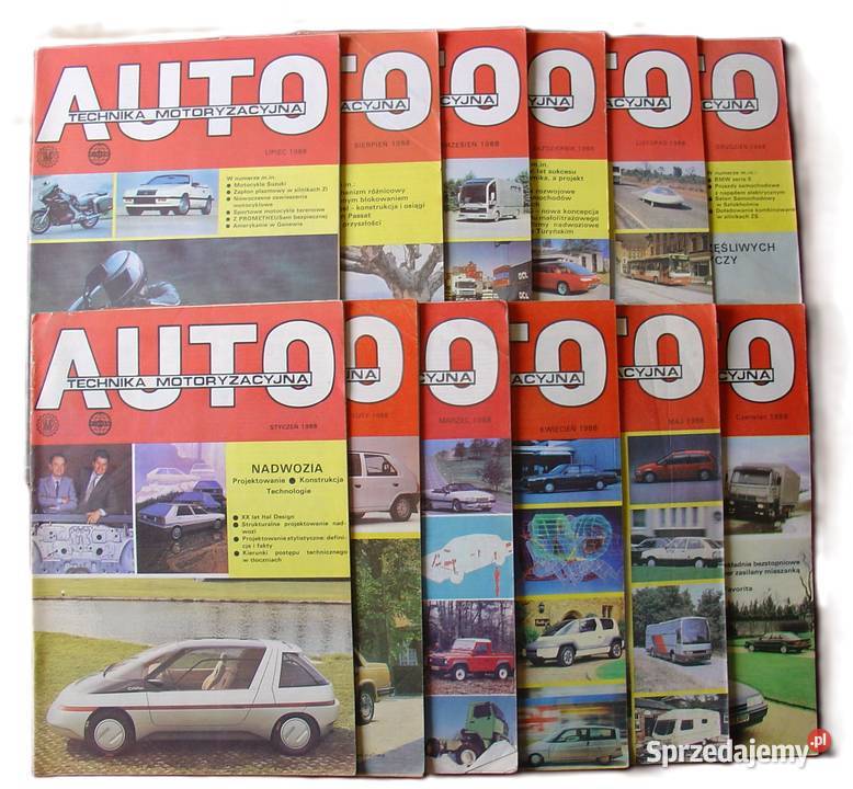 Auto Technika Motoryzacyjna pełny Rocznik 1988 Łódź sprzedam