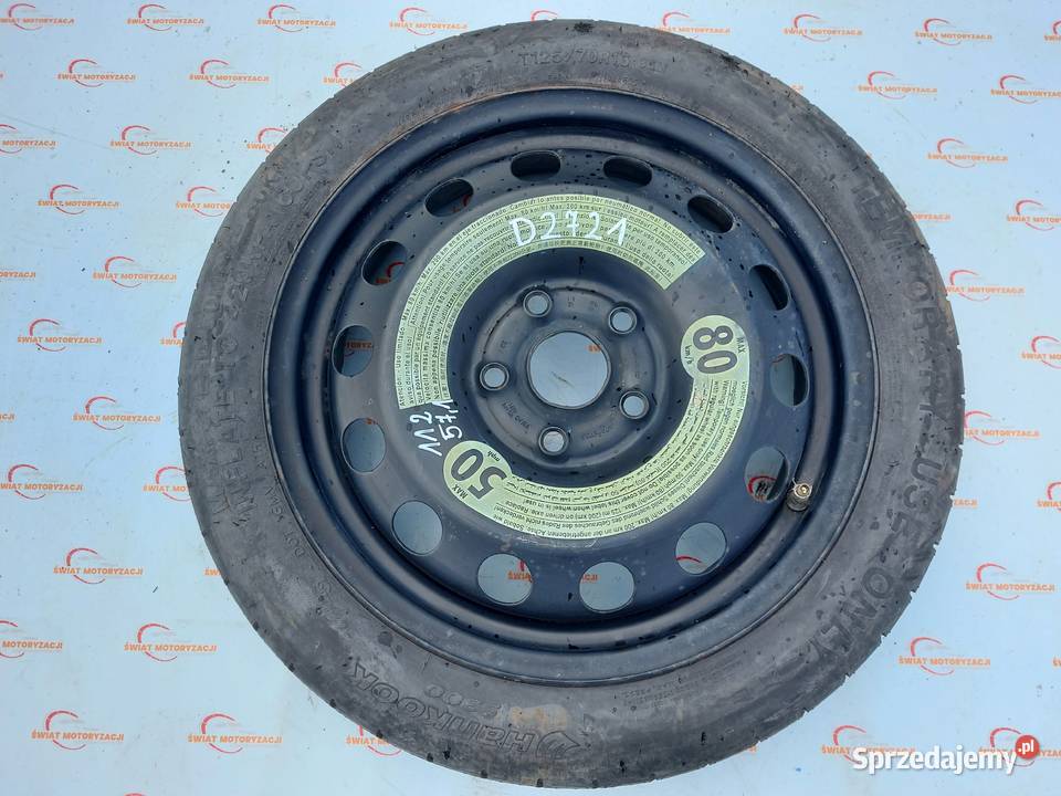 GOLF AUDI SEAT ALTEA koło dojazdowe 1257016 96M Kielce