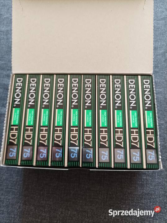 Kaseta DENON HD7 Premium 75 Super Chrom CrO2 10 Płyty i kasety Warszawa