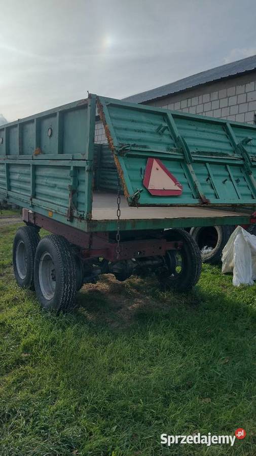 Przyczepa rolnicza wywrotka tandem 8t Wywrotki