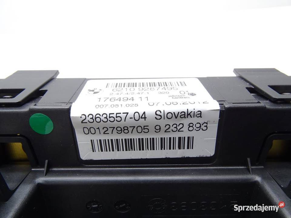 LICZNIK ZEGARY ZEGAR 9287495 20 D N47 BMW F20