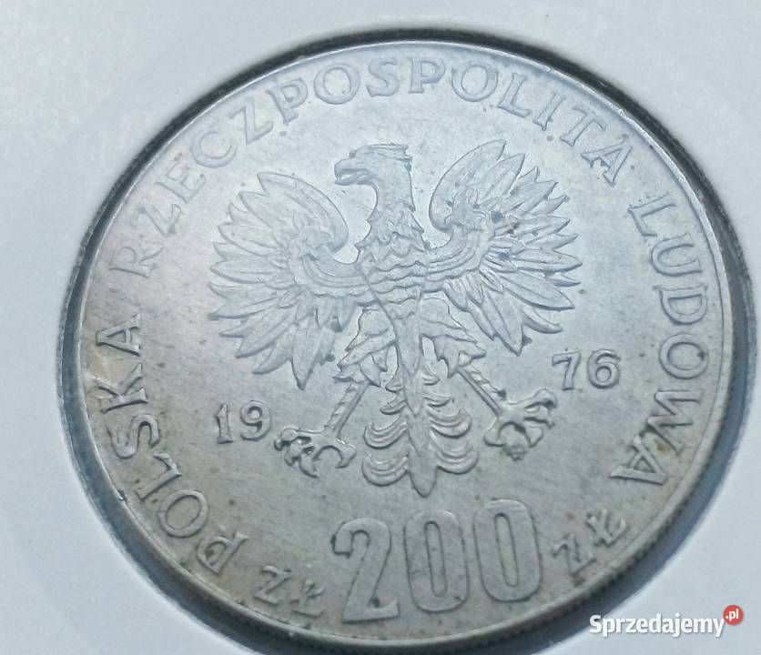POLSKA200 1976 r SREBRO 750 OLIMPIJKA Legionowo