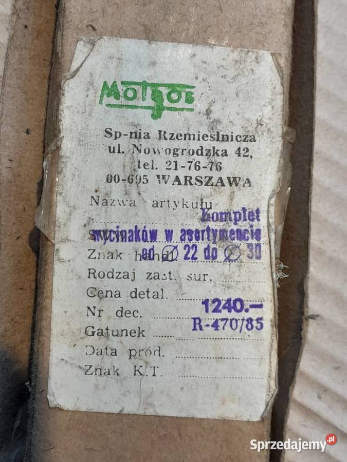 Stare wycinaki PRL komplet 2230 mm 5 sztuk retro śląskie Dąbrowa Górnicza sprzedam