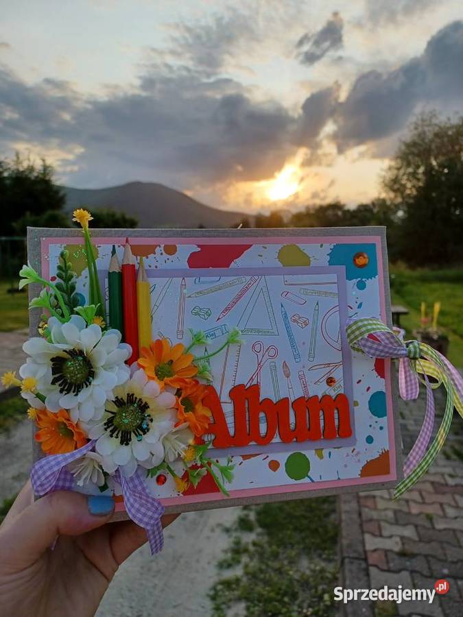 Koniec roku szkolnego album foto prezent Rękodzieło Mszana Dolna sprzedam