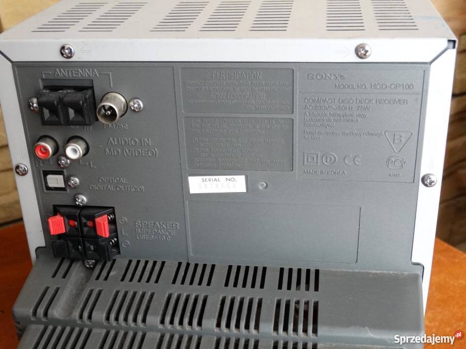 Wieża Sony CMTCP100 mocna i sprawna WYSYŁKA Jasło