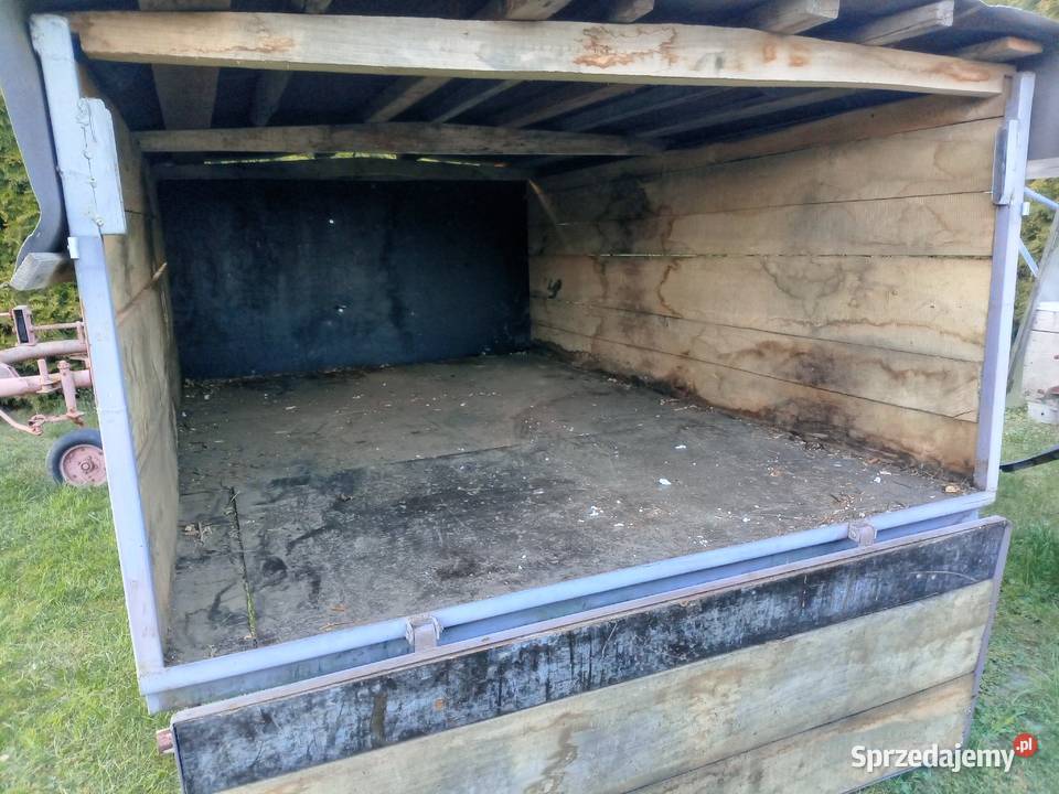 Przyczepka jednoosiowa nieuszkodzony Mielec