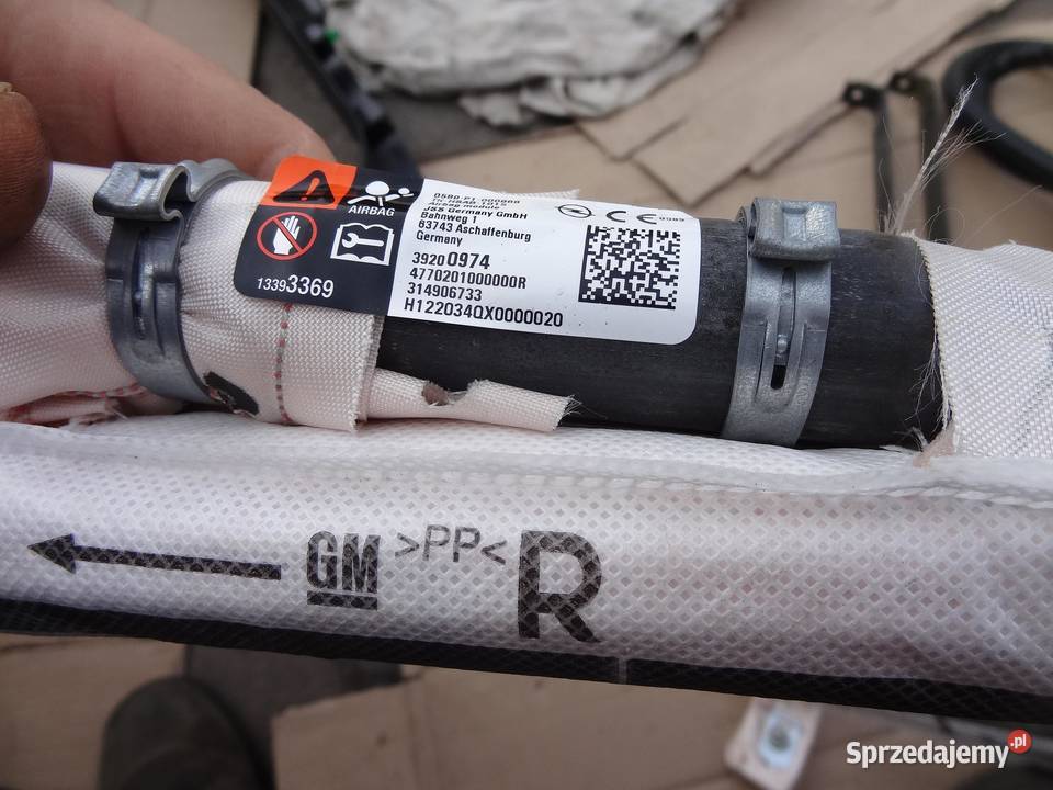 KURTYNA AIRBAG PRAWA OPEL INSIGNIA B KOMBI