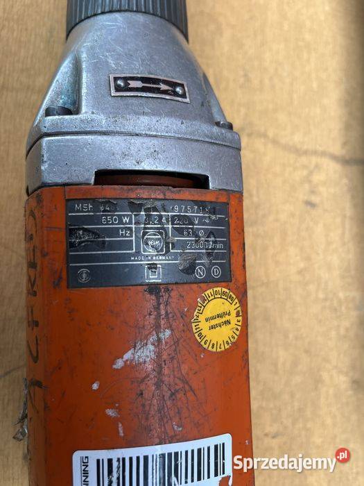 Szlifierka trzpieniowa prosta Fein 650 W 23 000 Tuliszków sprzedam