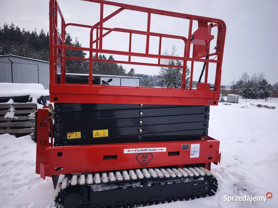 Wynajem podnośnika nożycowego na gąsienicach elektryczny Biłgoraj sprzedam