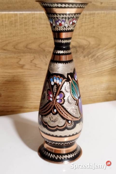 Wazon Minakari miedziany wys17 kujawsko-pomorskie Inowrocław