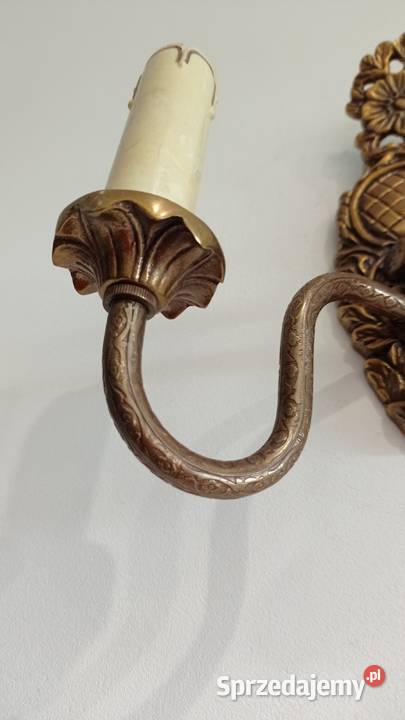 Stare mosiężne kinkiety klinkiety kujawsko-pomorskie