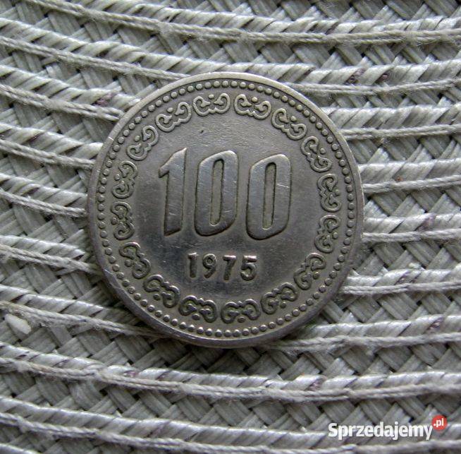 Korea 100 Wonów 1975r Kalisz