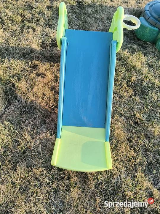 Piaskownica żółw i zjeżdżalnia