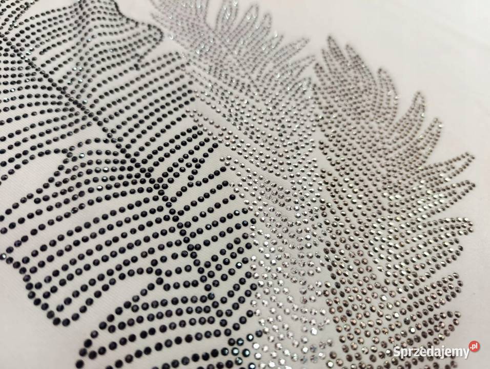 Luksusowa bluzka damska Cekiny koronki kamienie Bluzki i koszule Pątnów