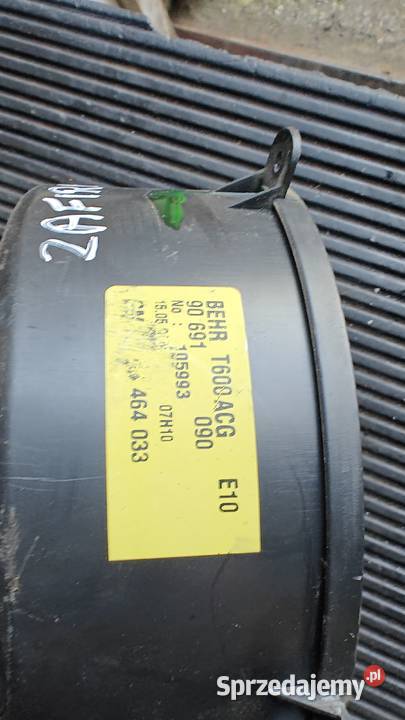 Dmuchawa Opel Zafira 1 osobowe Łagów