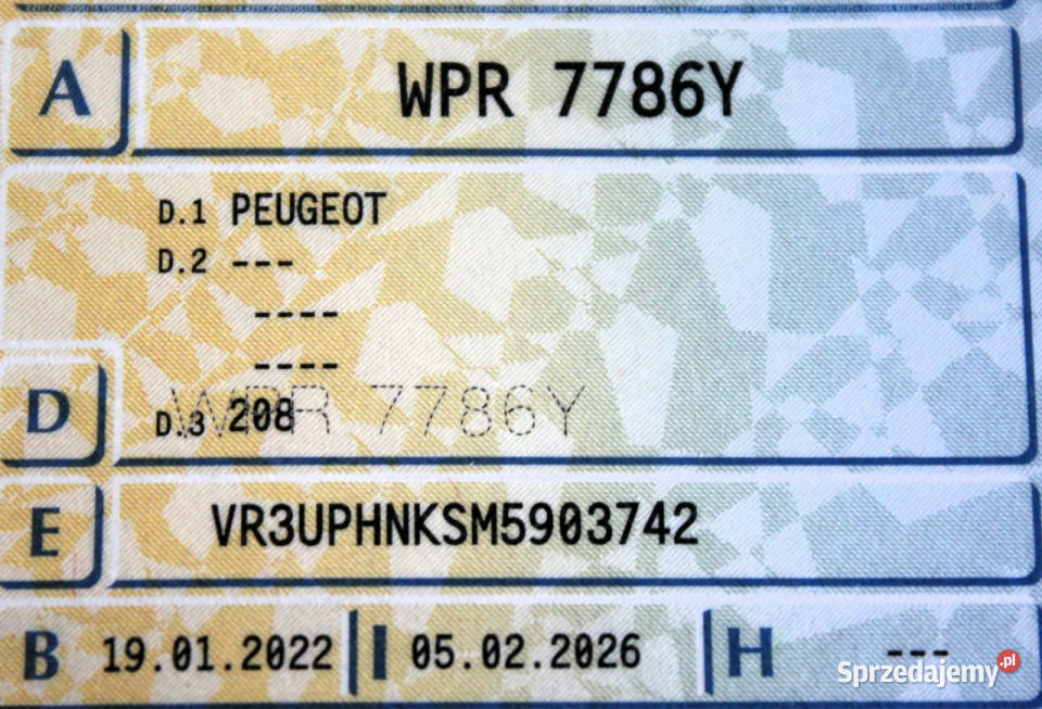 Peugeot 208 Automat FV23 100 Navi LED Tempomat isofix Sokołów