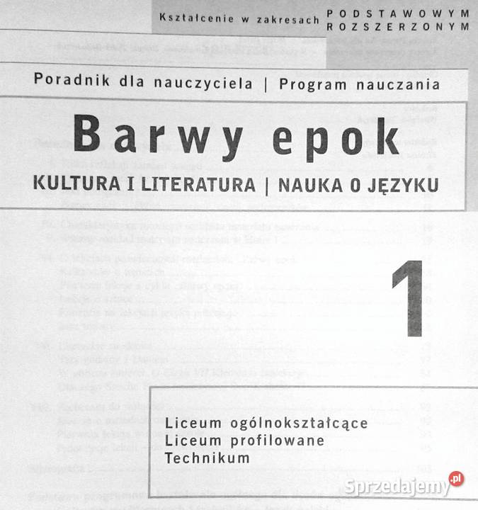 Barwy epok 1 Nauka o języku Marta Rusek Chełm