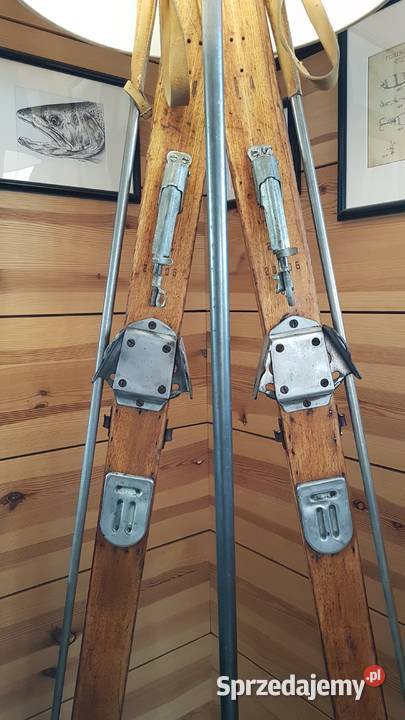 Lampa stare narty lampa z nart loft vintage dolnośląskie