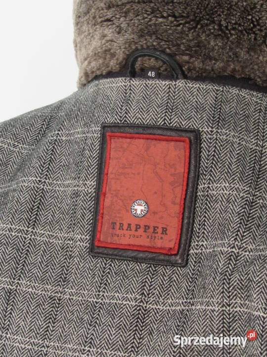 Klasyczna Kurtka skórzana męska M TRAPPER Skierniewice sprzedam