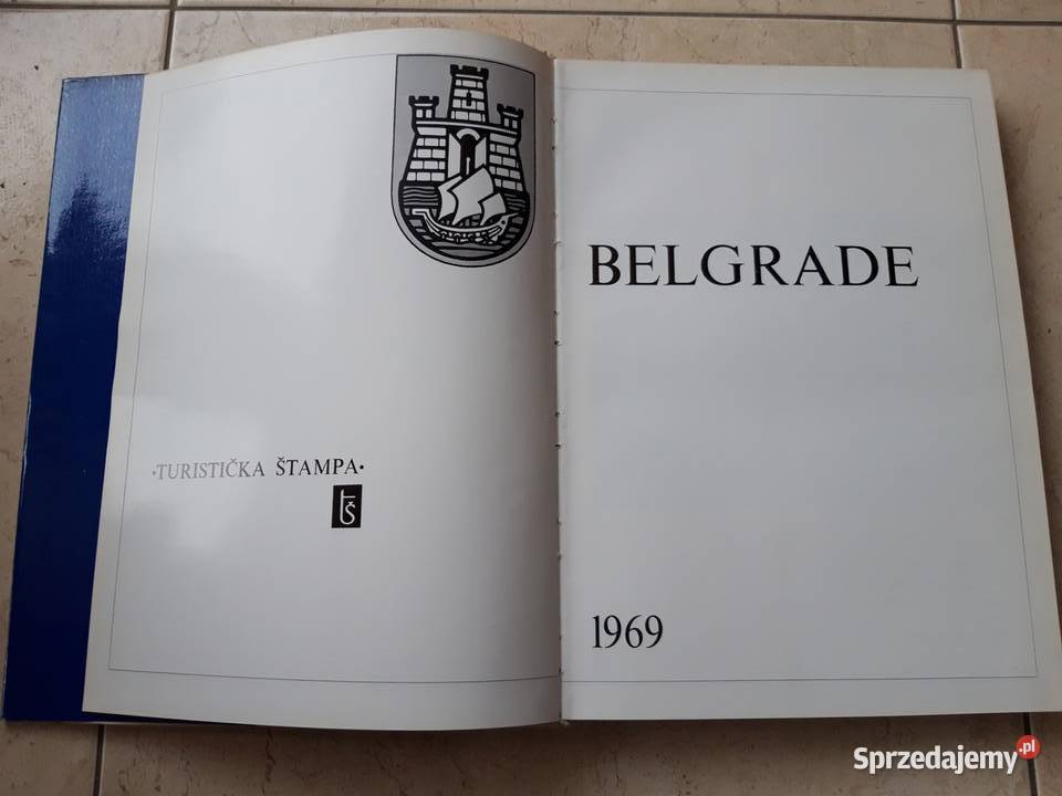Belgrade Belgrad Album 1969 Antykwariat śląskie Bielsko-Biała