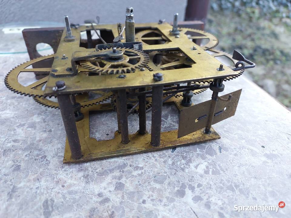 M030 Mechanizm starego zegara ściennego Tczew