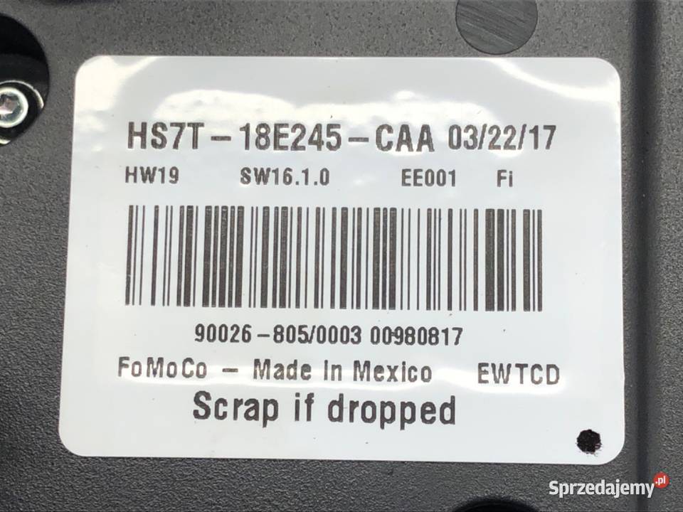 PANEL STEROWANIA NAWIEWU FORD MONDEO MK5 osobowe podkarpackie