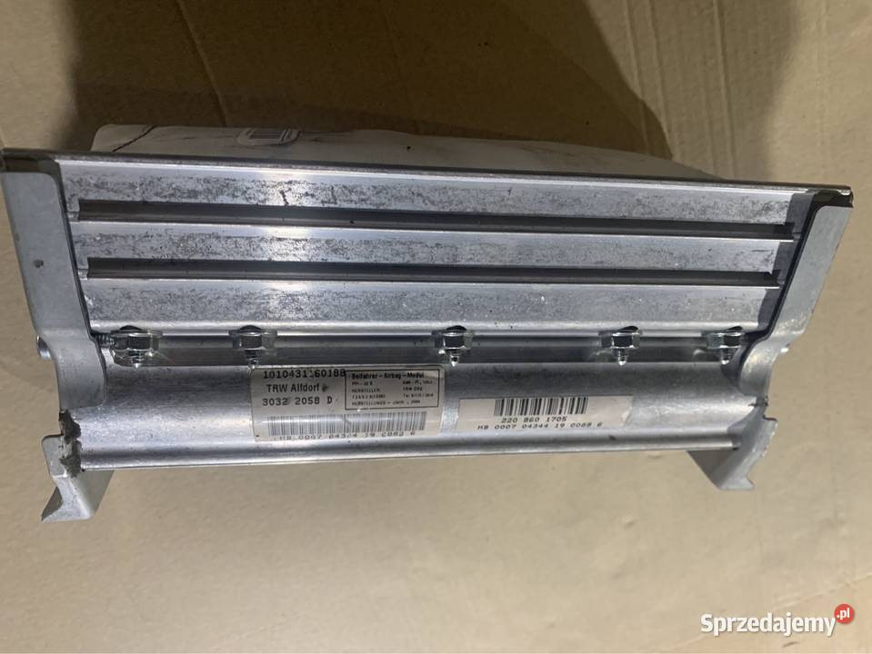 Poduszka powietrzna pasażera 2208601705 mercedes osobowe Szczecin