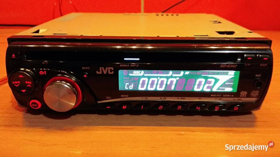 JVC KDG342 Radio samochodowe 4x50 WEqualizerMP3 MP3 Radioodtwarzacze Świebodzice