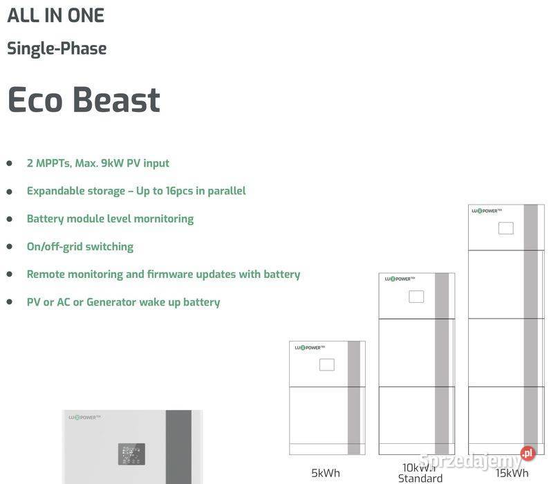HinaESS EcoBeast HV All in Inwerter 6kW Bateria
