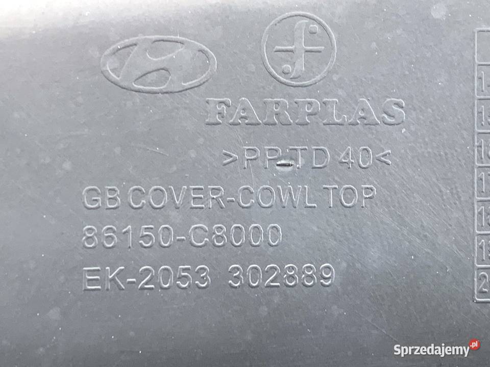 PODSZYBIE HYUNDAI i20 II 86150C8000 Hatchback