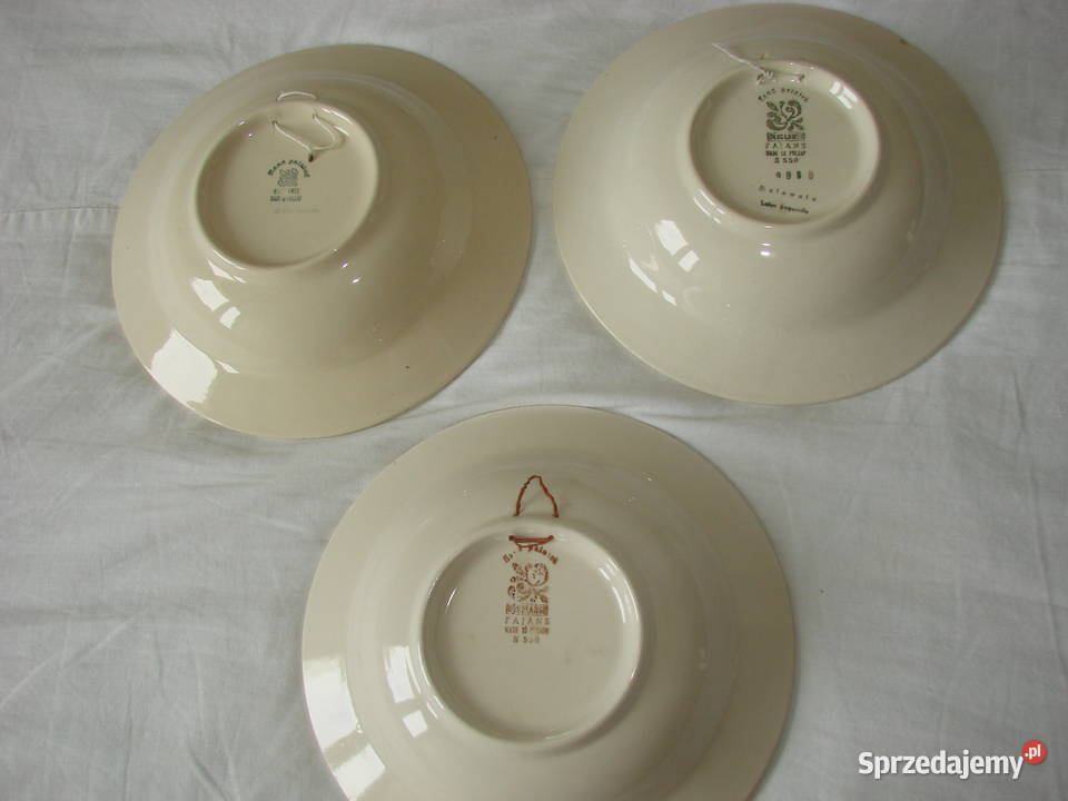 Włocławek fajansowy talerz pomorskie Pruszcz Gdański