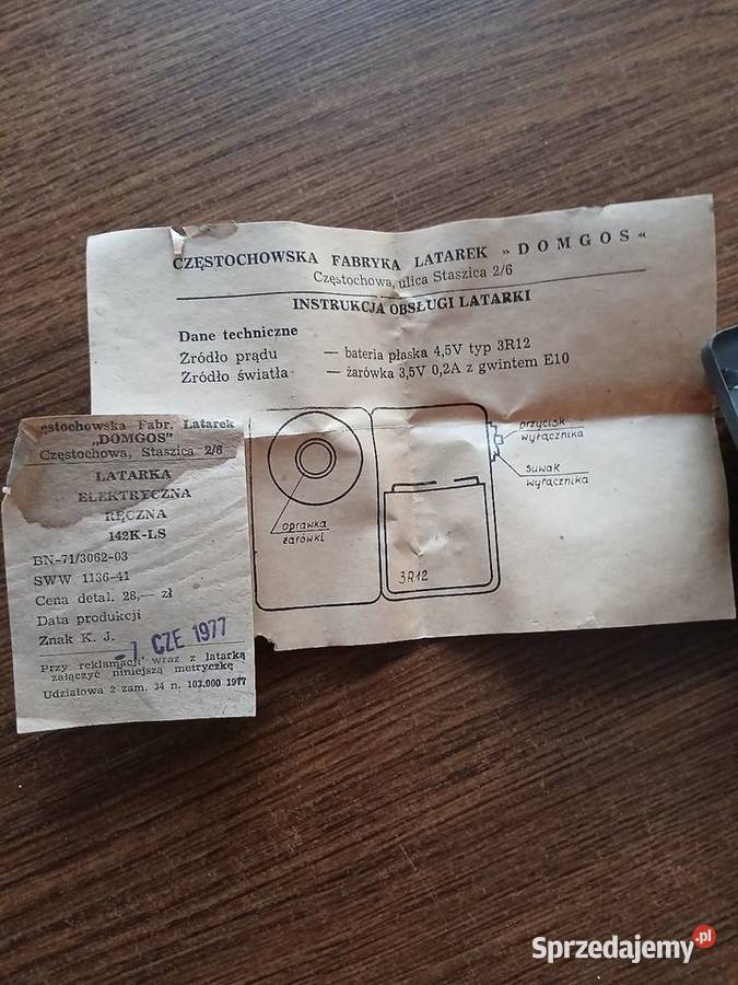 Latarka dogmos 142KLS Sokoły sprzedam