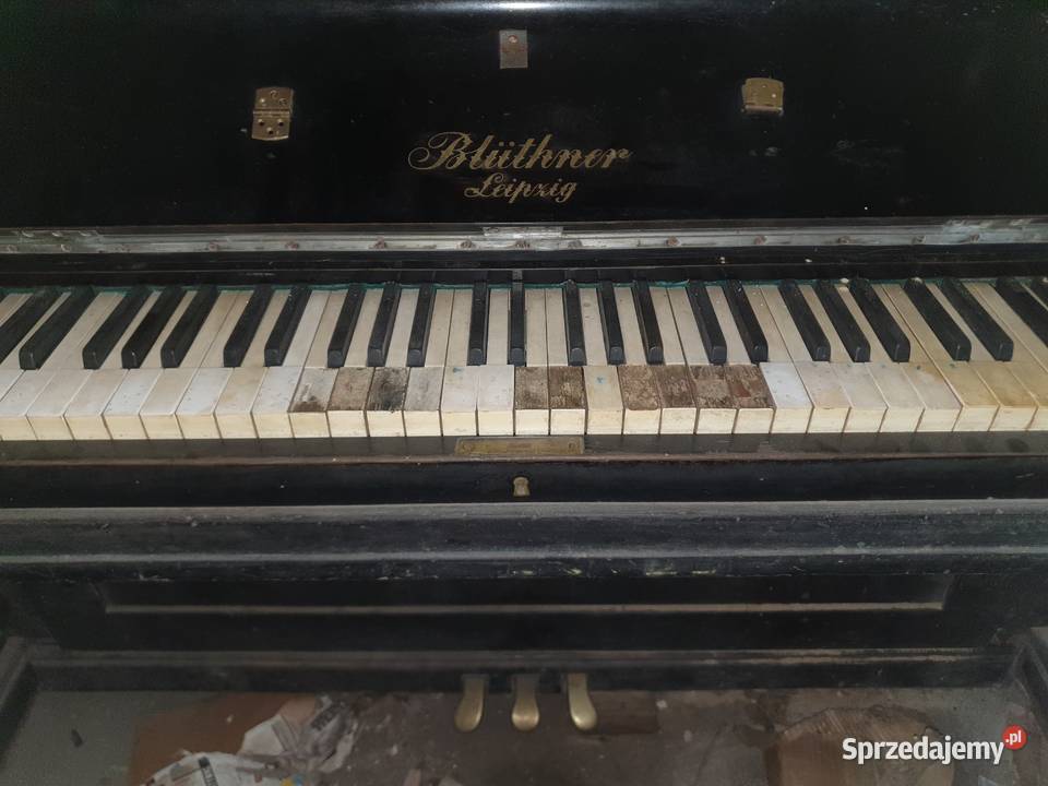 Zabytkowe Pianino BLTHNER LEIPZIG Czarny Mat 3 Warszawa
