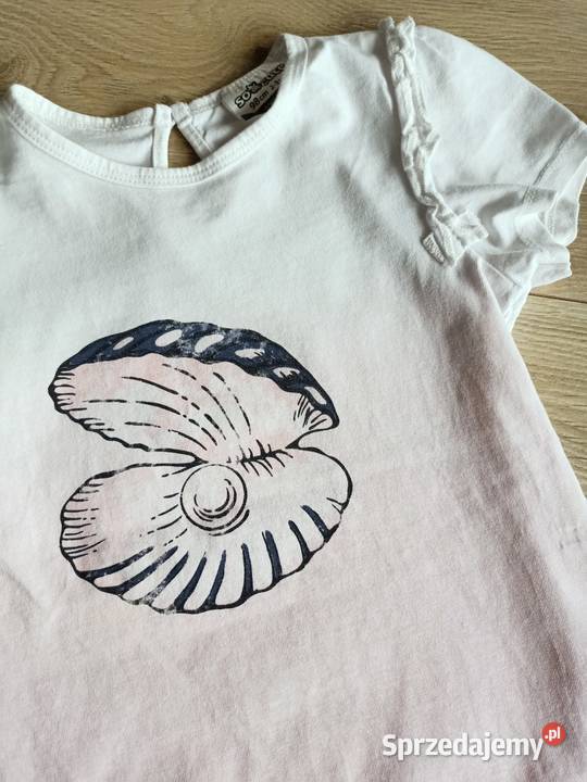 Tshirt koszulka dziewczęca biała 98 Płock