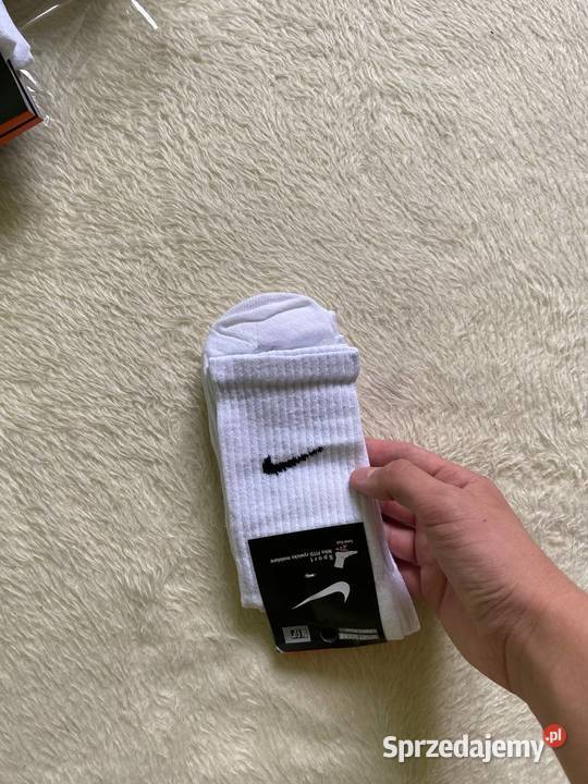 Skarpety Nike czarnegobiałego koloru Warszawa