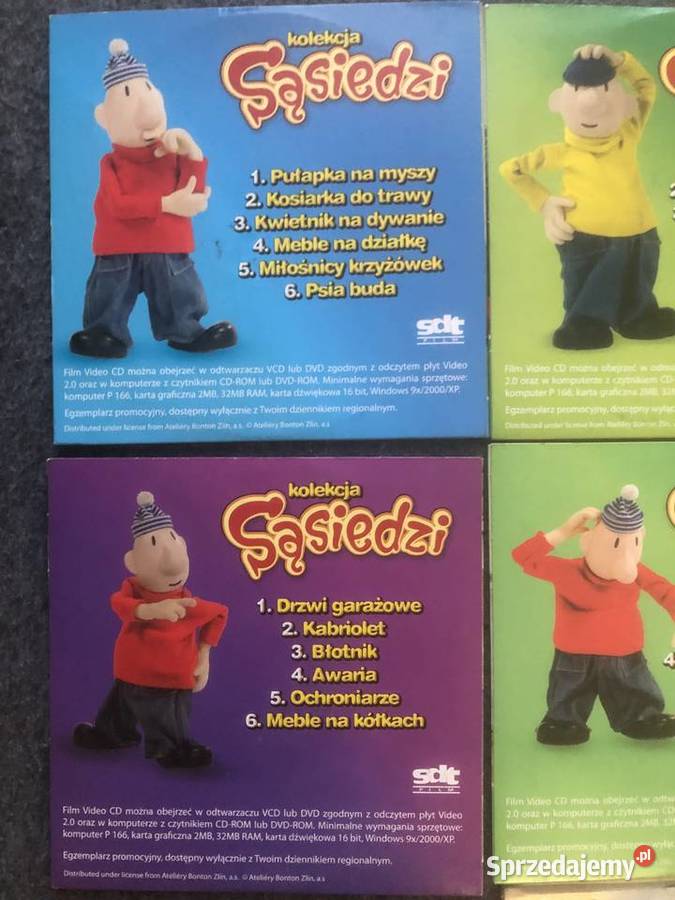 Sąsiedzi kolekcja bajek na VCD Jaworzno sprzedam