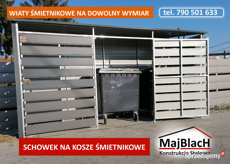 Wiata Śmietnikowa Magazyn Wiata Garaż Blaszany Warszawa