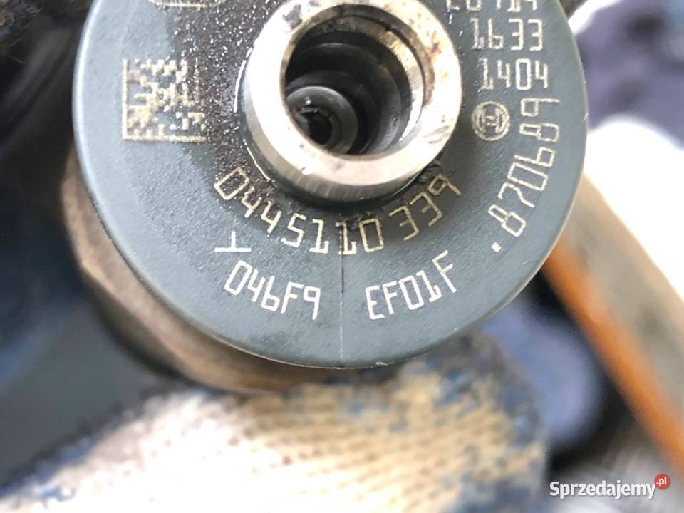 WTRYSKIWACZE KOMPLET FORD FIESTA MK7 0445110339 podkarpackie