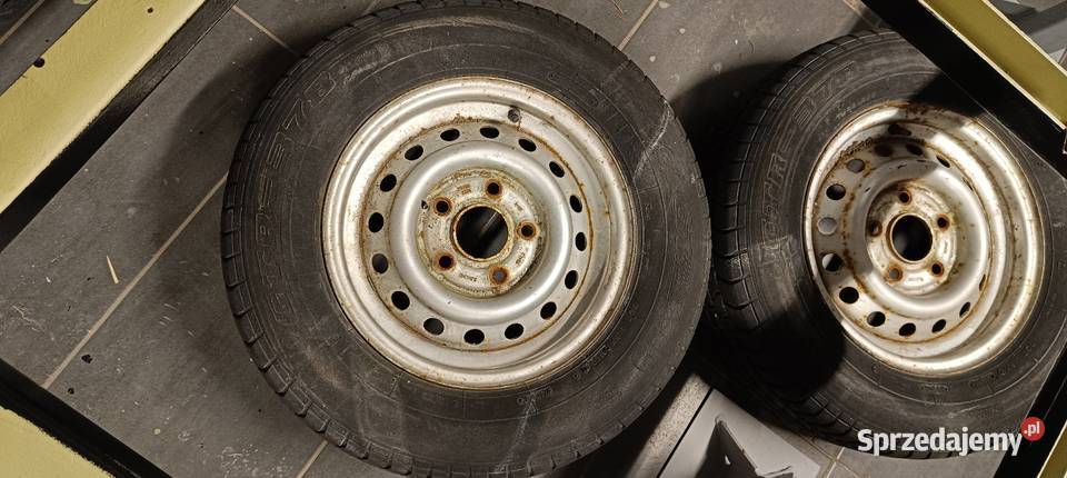 Felgi stalowe 13 do przyczepy komplet 5 sztuk Wierzyce